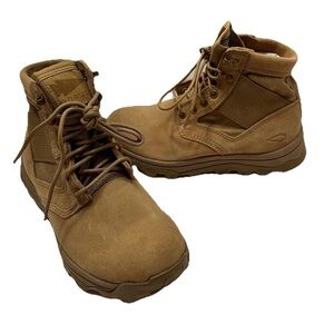 GoRuck MACV-2 Mid Top Coyote Suede Boots Womens 6 Military Rucking Workwear
